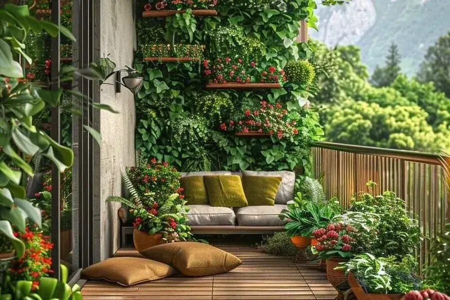 A balcony garden offers a perfect solution for city dwellers looking to enjoy the beauty and benefits of plants without a yard.